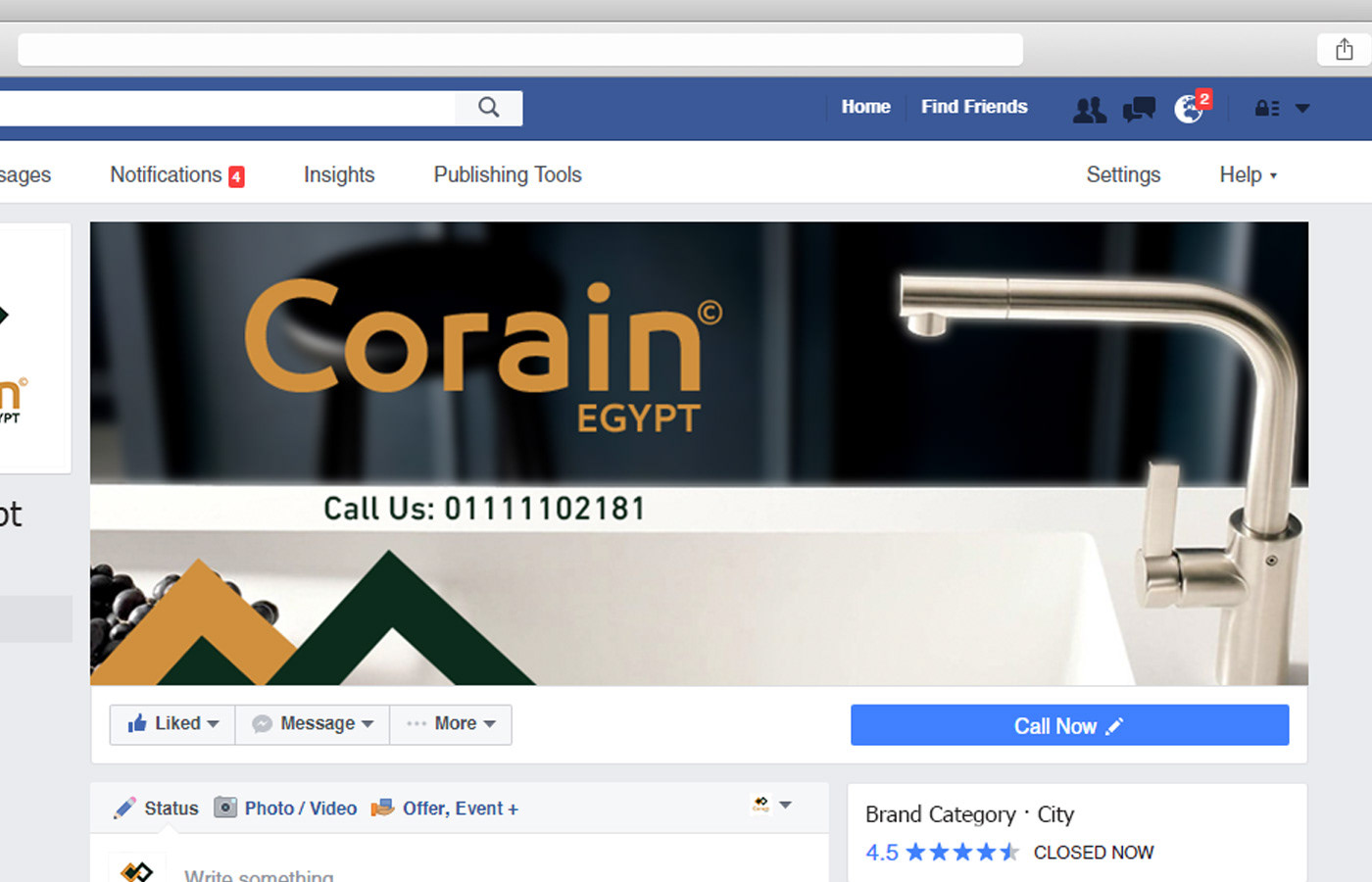 Corian Egypt Branding