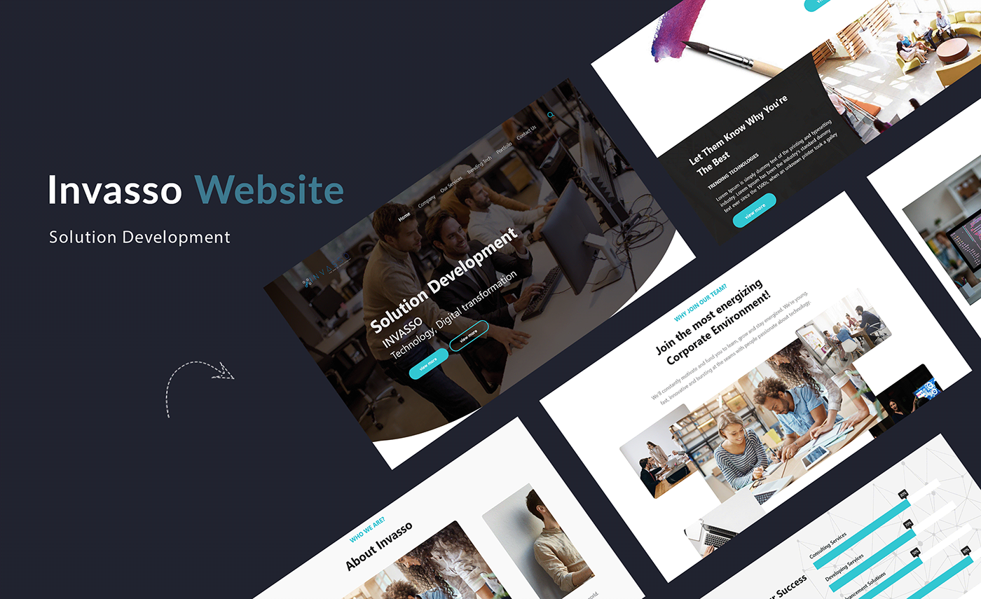 Invasso Website UI