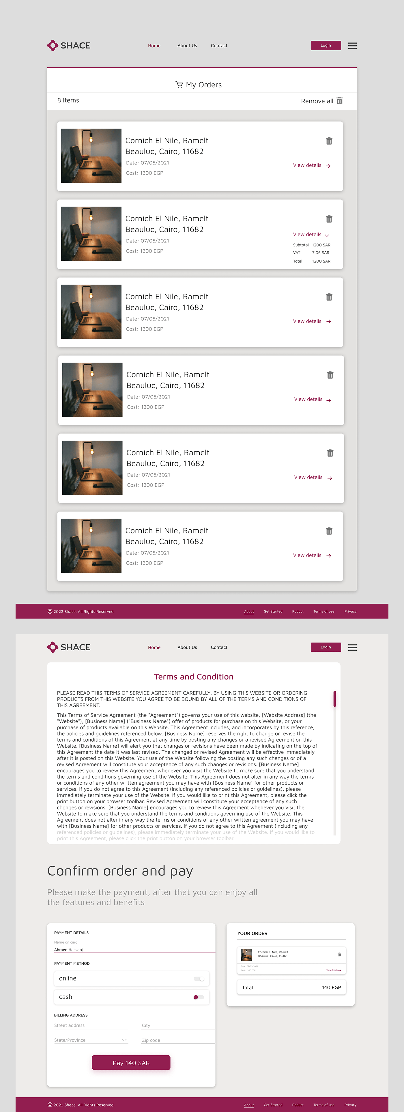 Shace Website